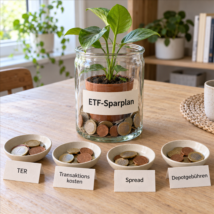 ETF-Sparplan und die dabei anfallenden Kosten und Gebühren